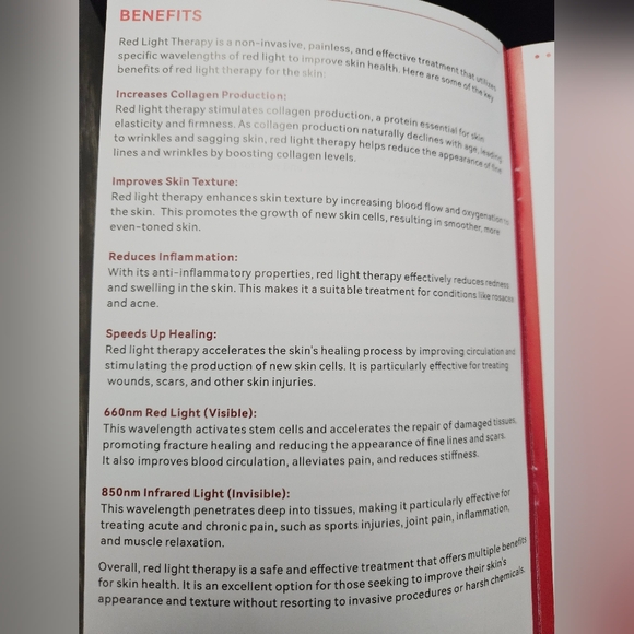 LED Therapy Belt with Black and Blue Design - Picture 7 of 7